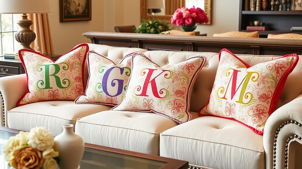 personalized decorative cushions