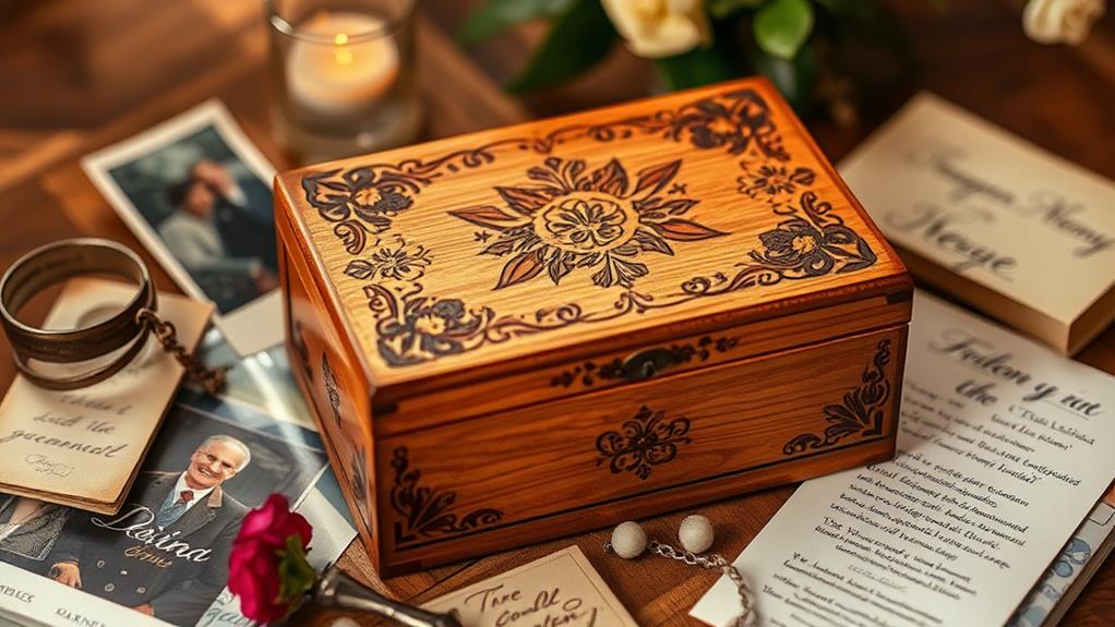 personalized engraved memory boxes