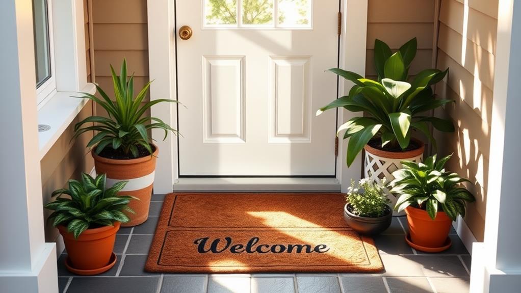 personalized entryway floor mat