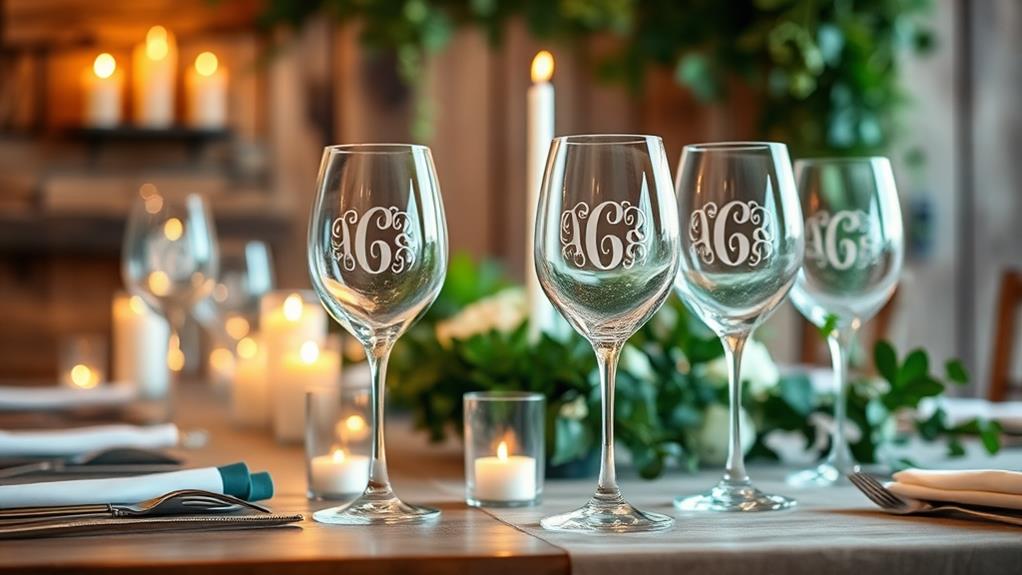 personalized wine glass designs