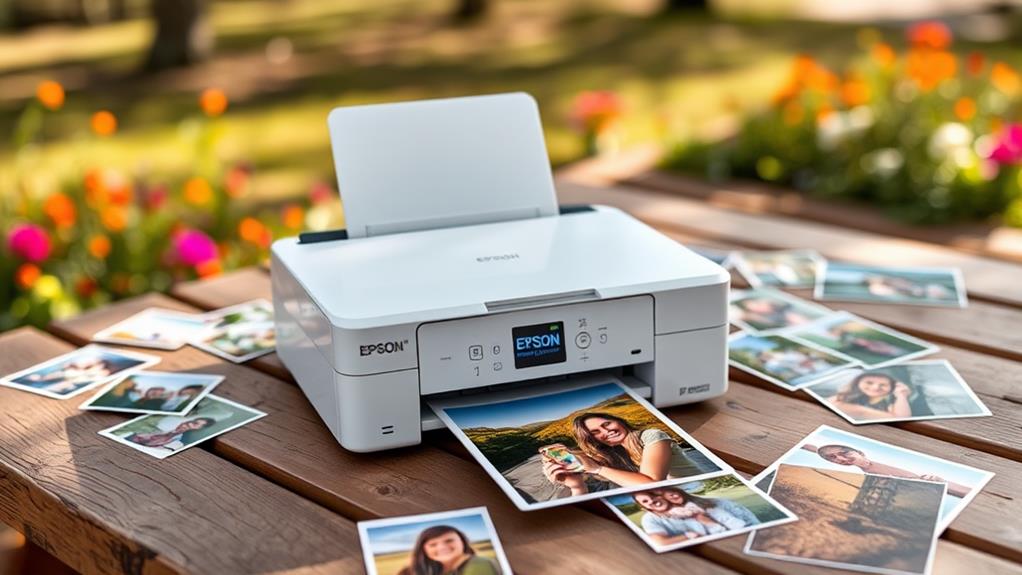 portable photo printer device