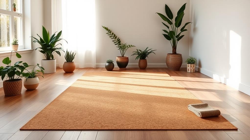 premium cork yoga mats