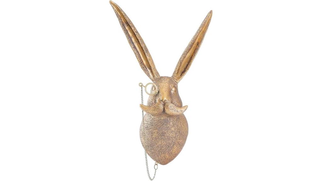 rabbit wall mount decor