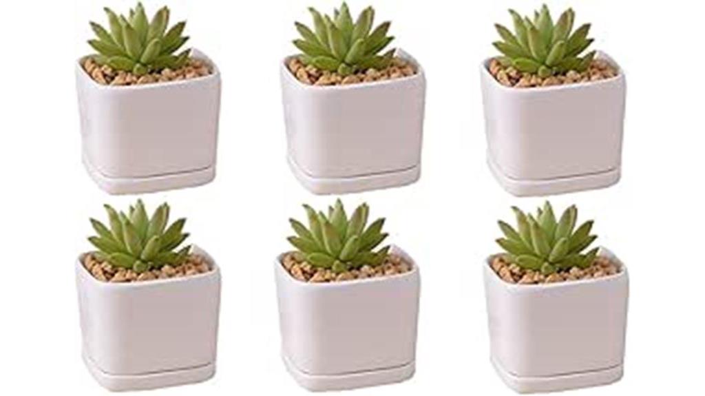 set of 6 planters