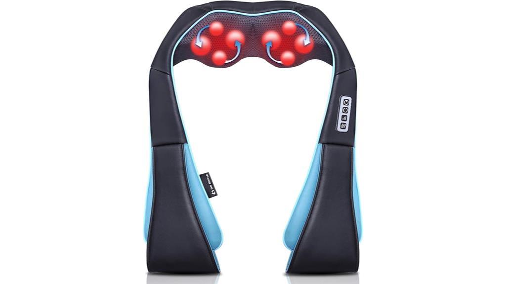 shiatsu neck massager with heat