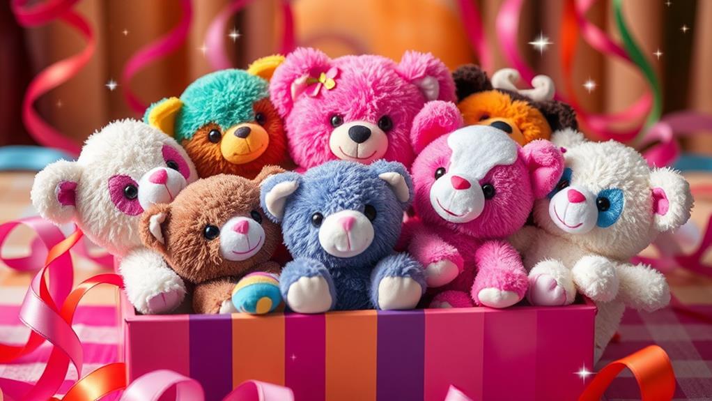 soft cuddly toys collection