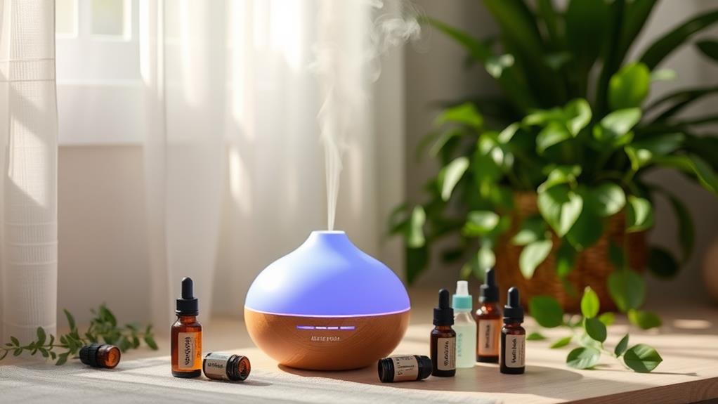 soothing aromatherapy diffuser device