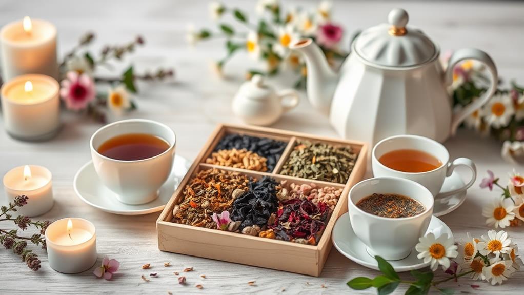 soothing herbal tea sets