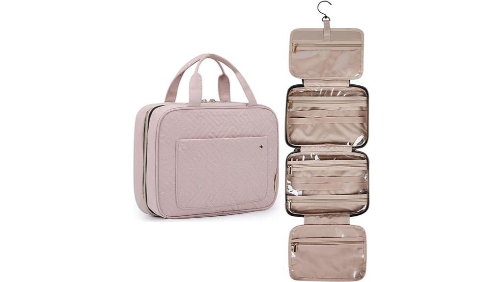 spacious travel toiletry organizer