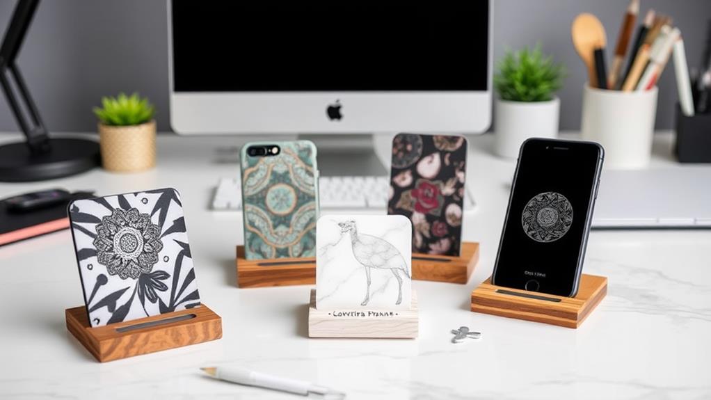 stylish custom phone stands