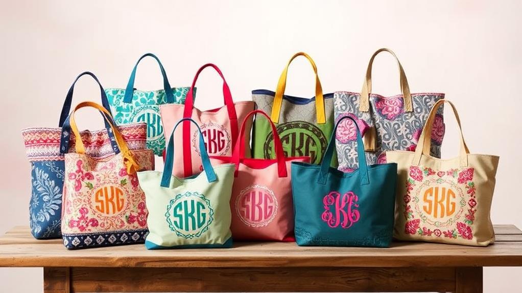 stylish personalized tote bags