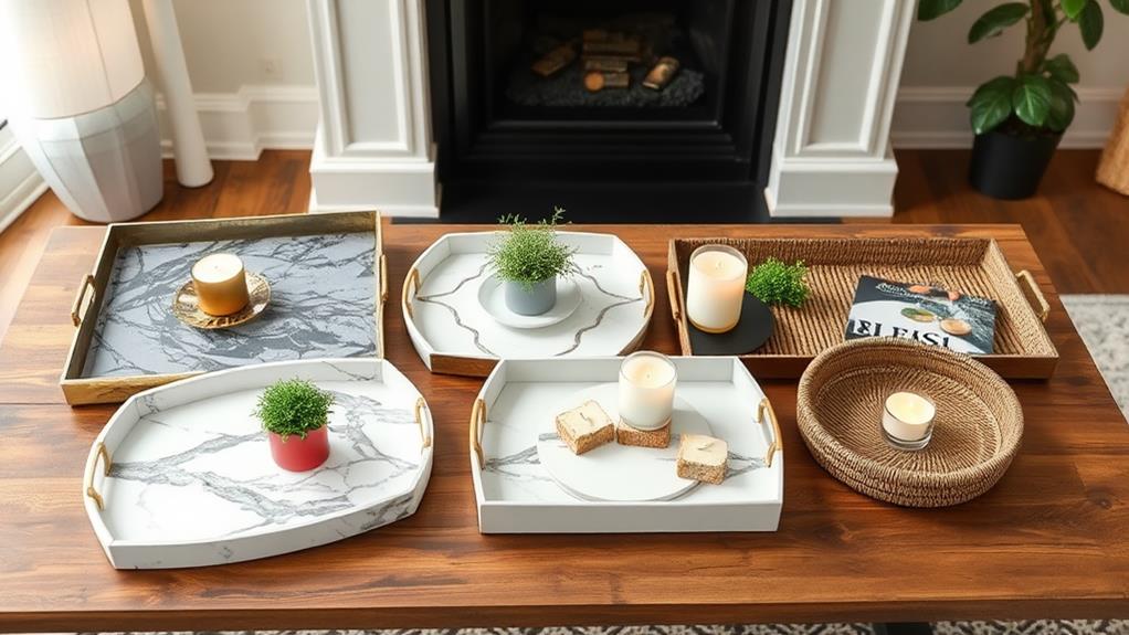 stylish serving tray options