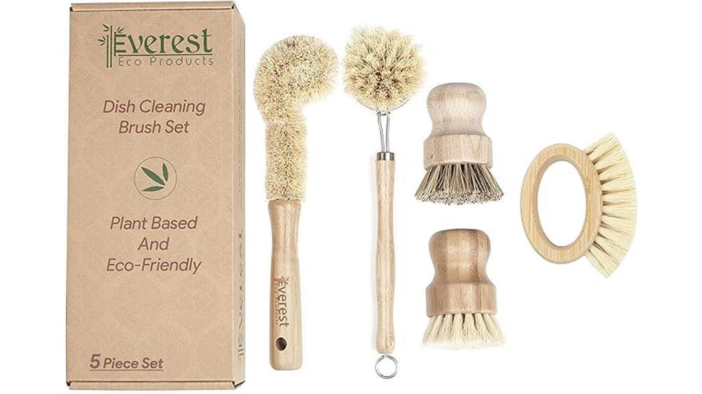 sustainable kitchen cleaning set