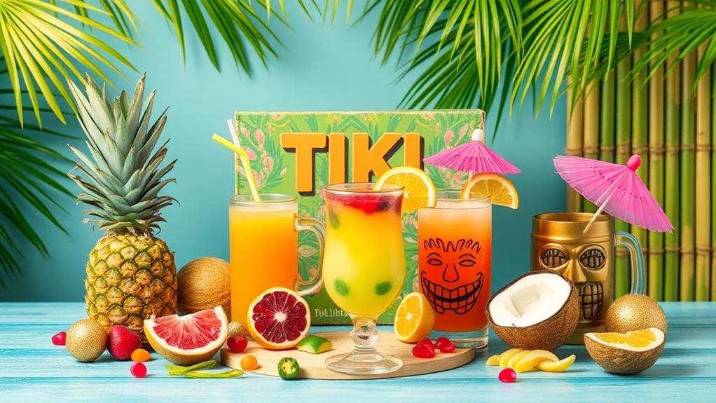 tropical themed cocktail party essentials