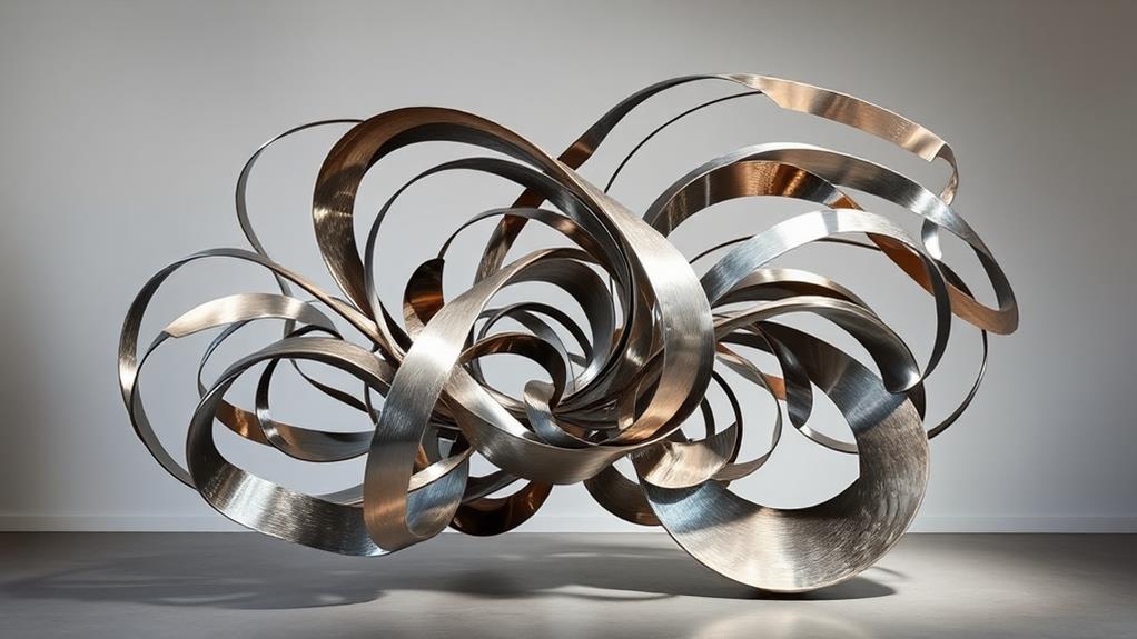 unique abstract metal sculptures