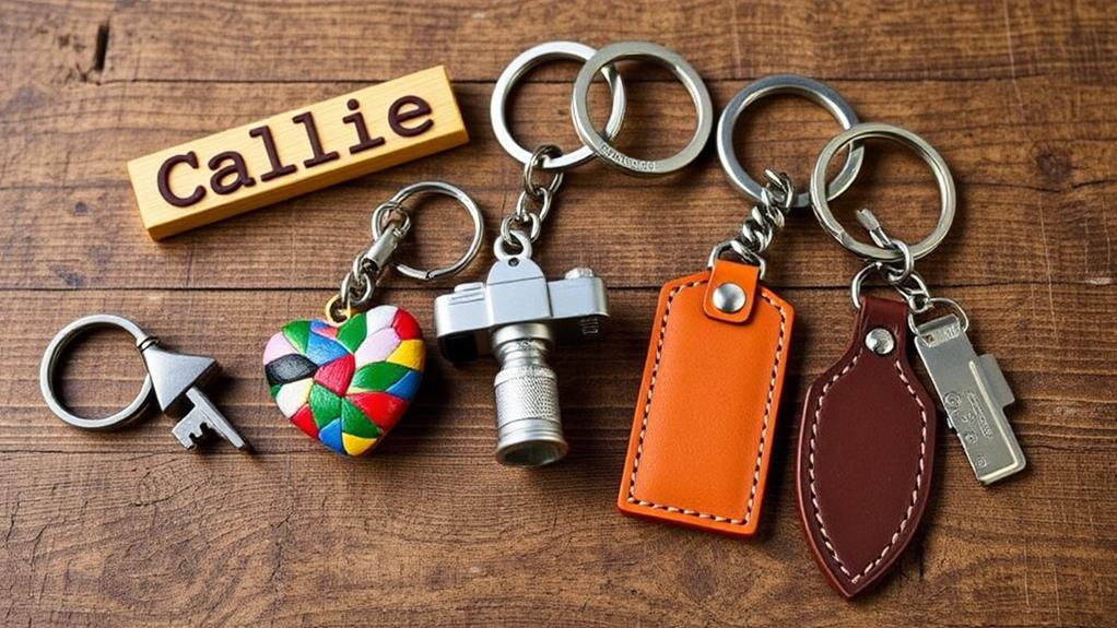 unique customized keychain options