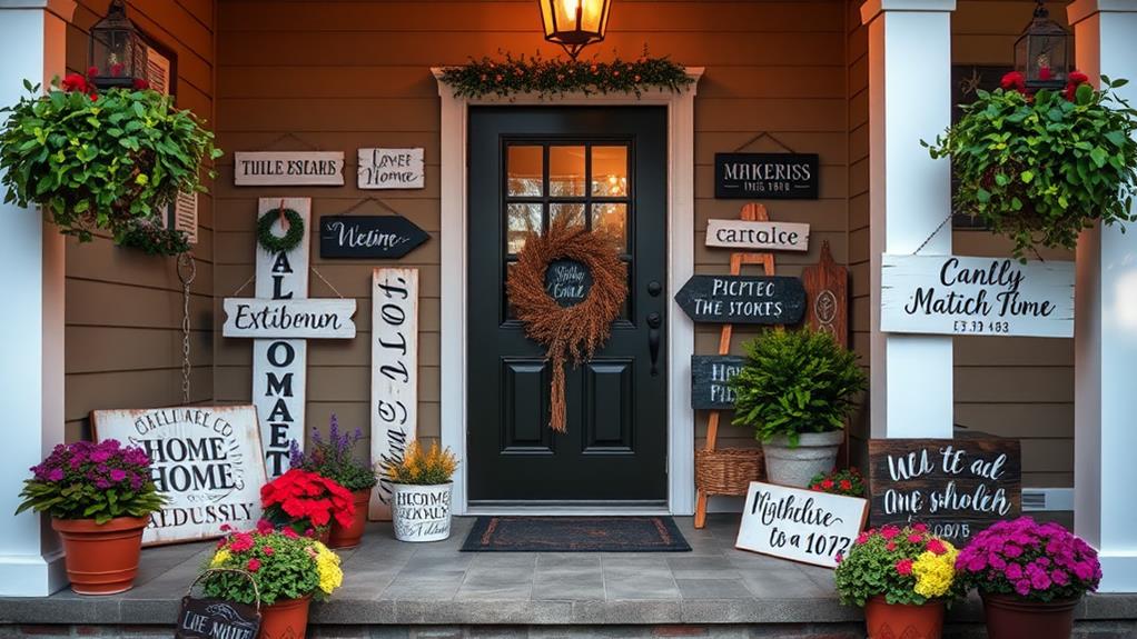 unique personalized home signs