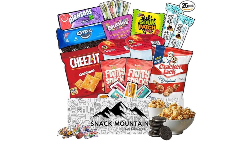 variety snack box package