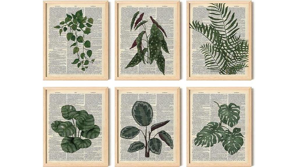 vintage botanical plant prints