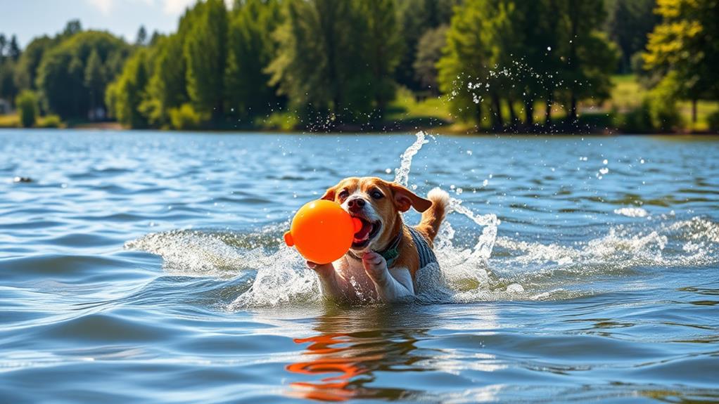 water resistant fetch toys