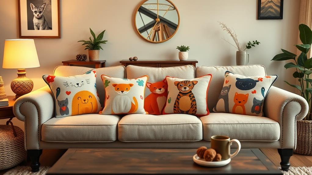 whimsical wildlife decorative cushions